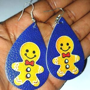 Christmas gingerbread cookie Earrings